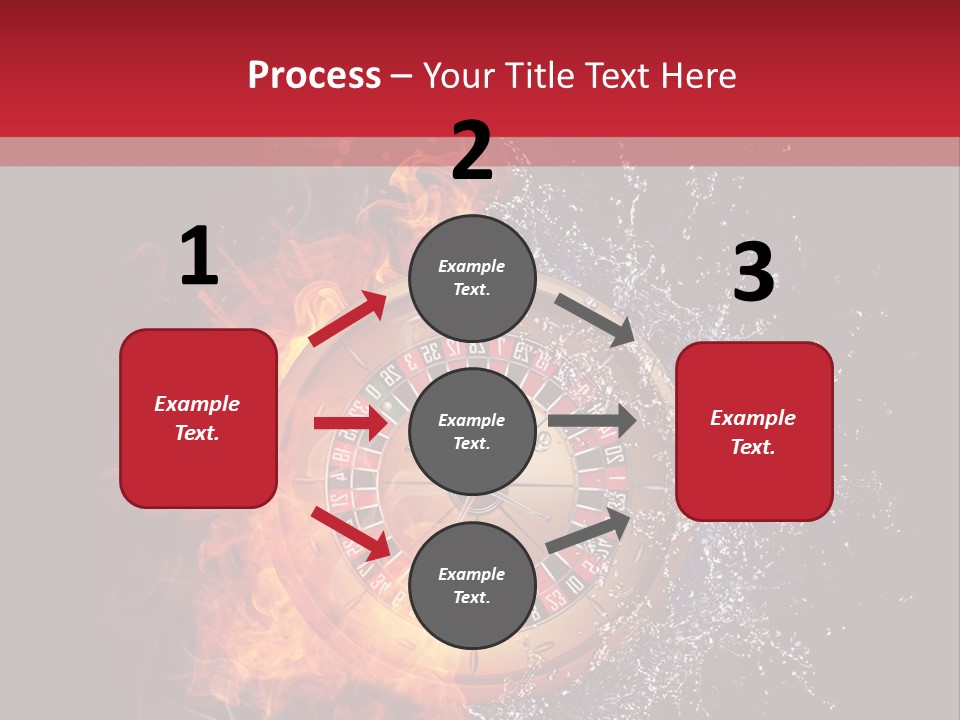 Background Burnt Gambling PowerPoint Template