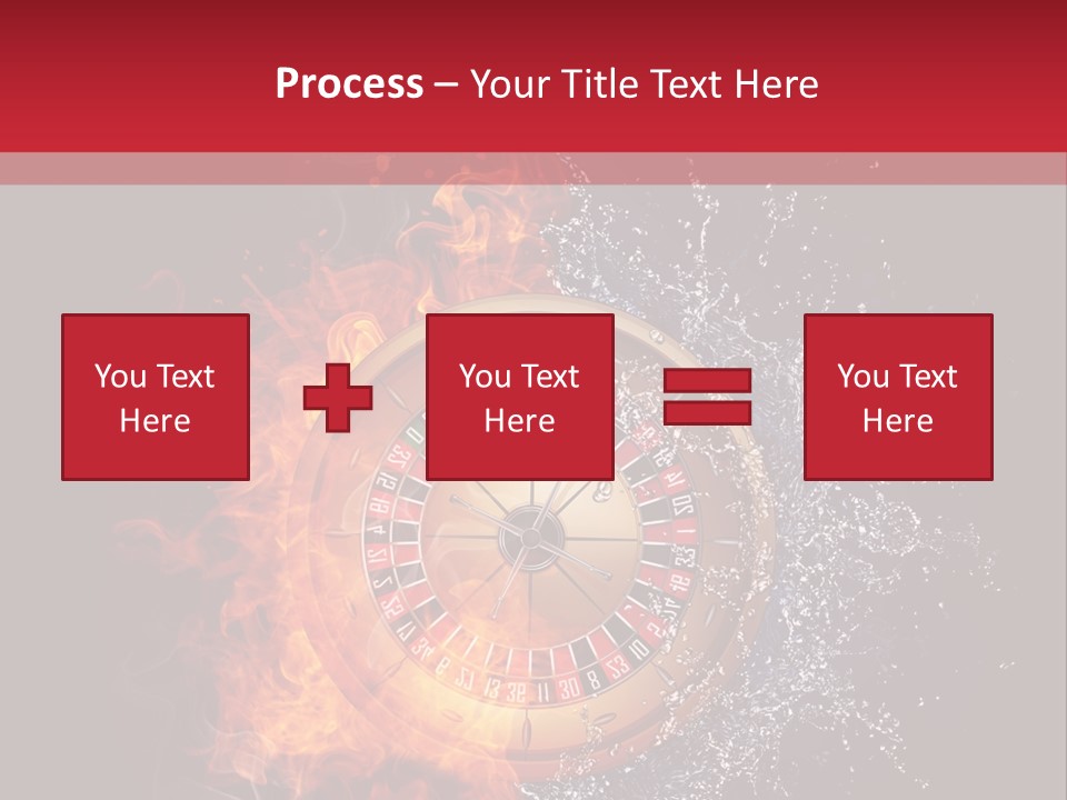 Background Burnt Gambling PowerPoint Template