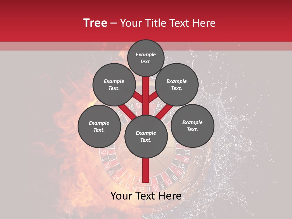 Background Burnt Gambling PowerPoint Template
