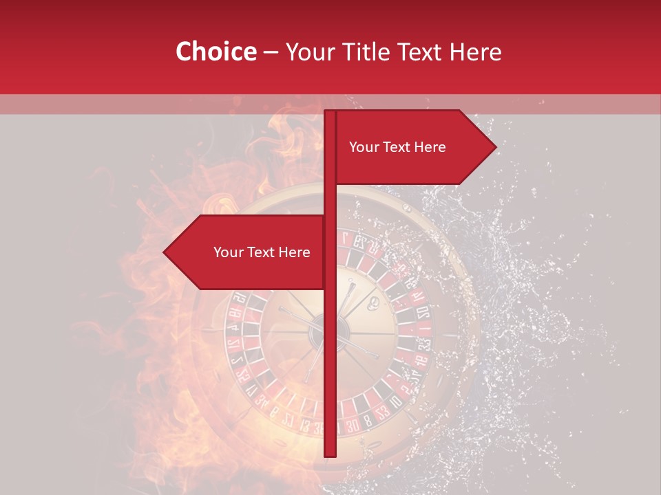 Background Burnt Gambling PowerPoint Template