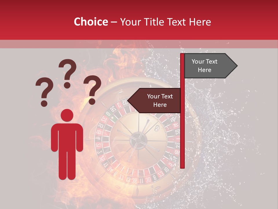Background Burnt Gambling PowerPoint Template