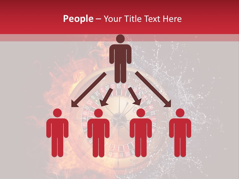 Background Burnt Gambling PowerPoint Template