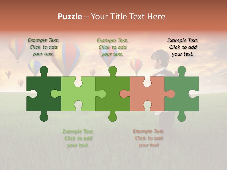 Rucksack Ball Hot PowerPoint Template