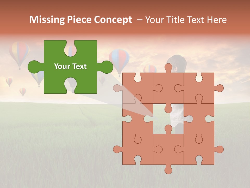 Rucksack Ball Hot PowerPoint Template