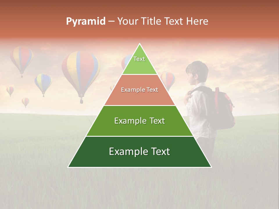 Rucksack Ball Hot PowerPoint Template