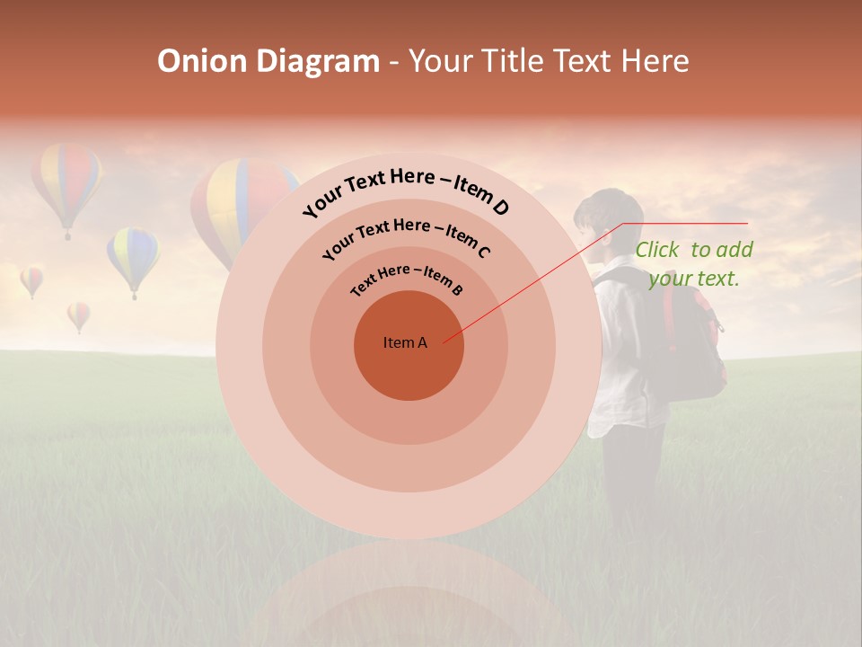 Rucksack Ball Hot PowerPoint Template