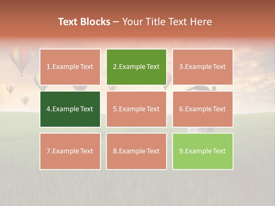 Rucksack Ball Hot PowerPoint Template