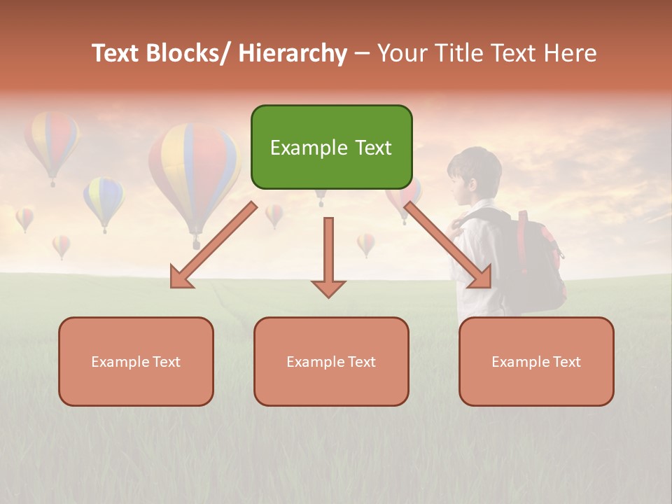 Rucksack Ball Hot PowerPoint Template