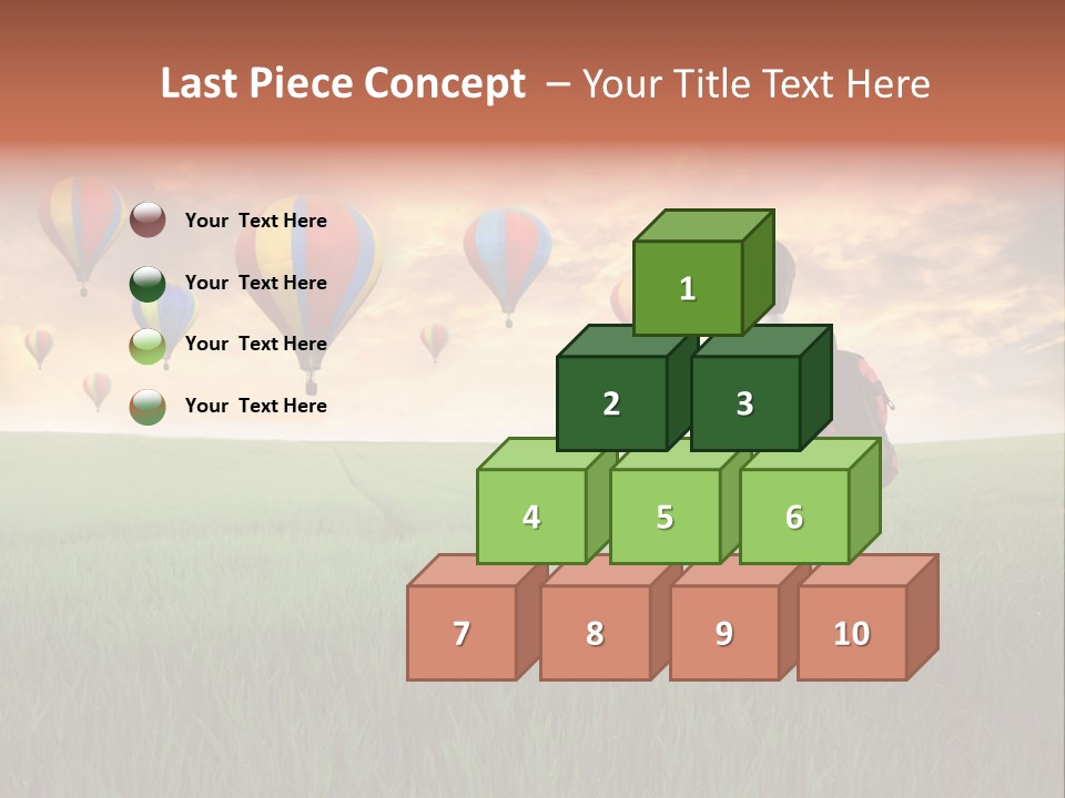 Rucksack Ball Hot PowerPoint Template