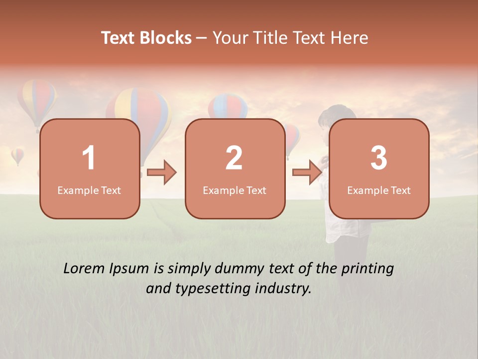 Rucksack Ball Hot PowerPoint Template