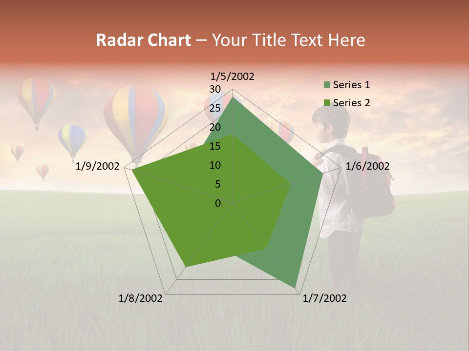 Rucksack Ball Hot PowerPoint Template