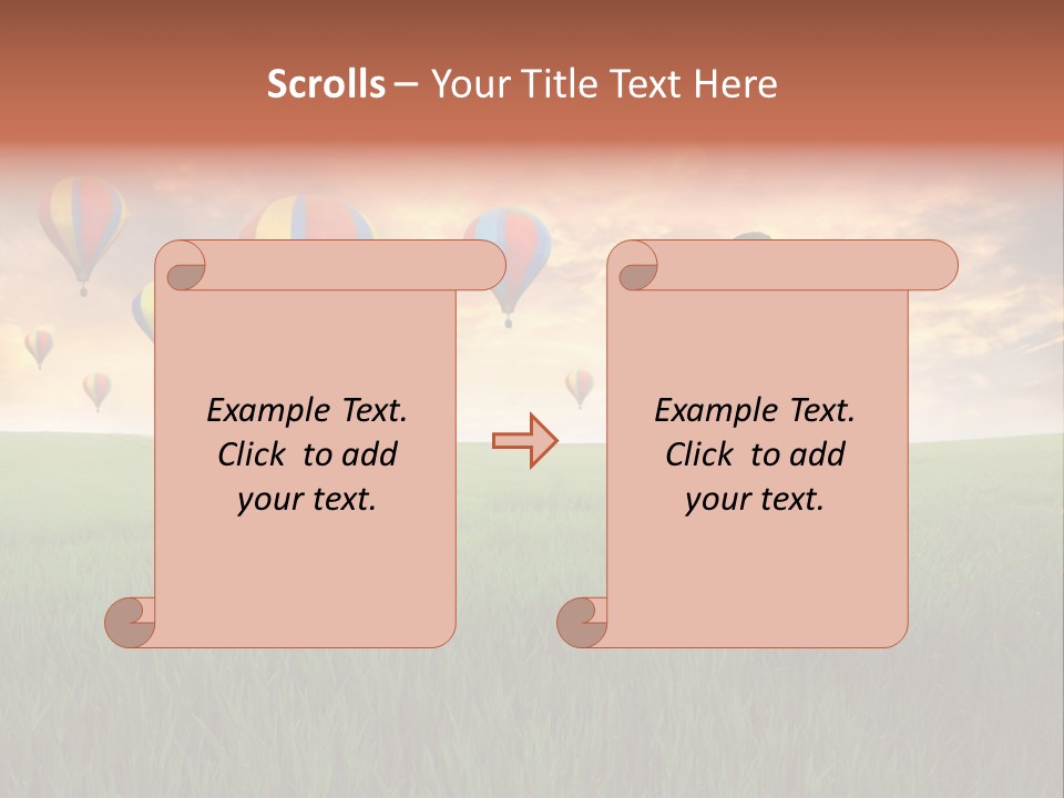 Rucksack Ball Hot PowerPoint Template