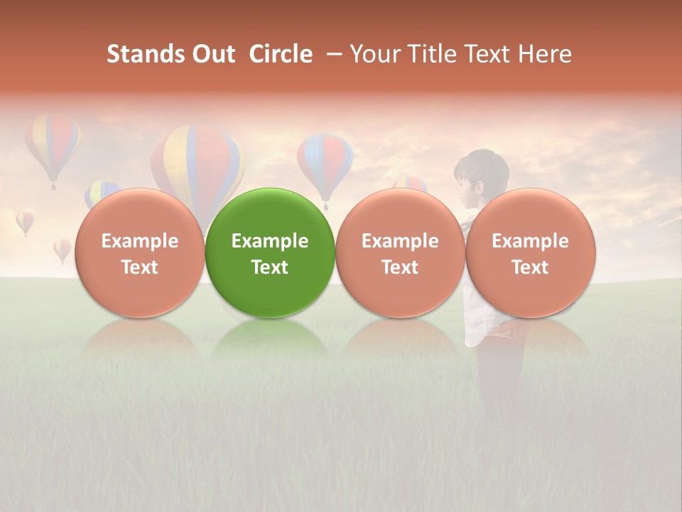 Rucksack Ball Hot PowerPoint Template