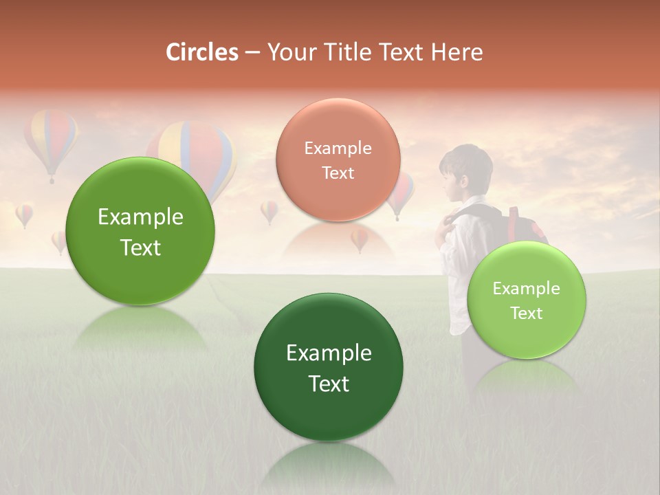 Rucksack Ball Hot PowerPoint Template