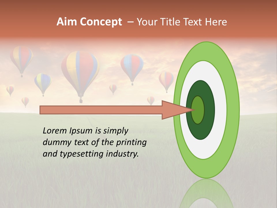 Rucksack Ball Hot PowerPoint Template