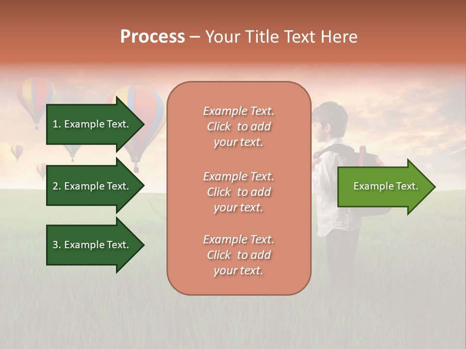 Rucksack Ball Hot PowerPoint Template