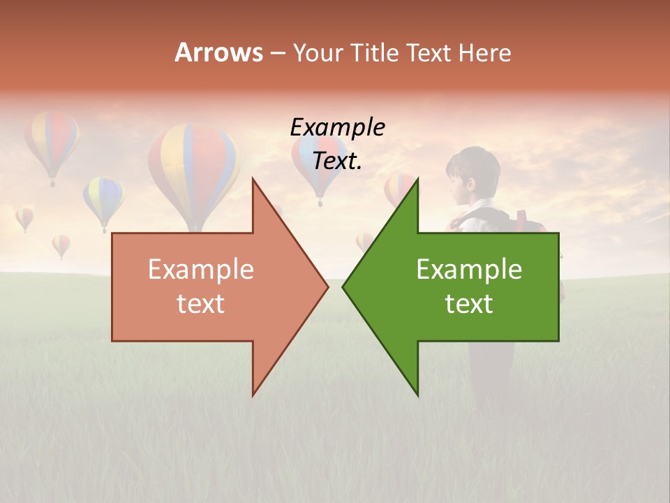 Rucksack Ball Hot PowerPoint Template