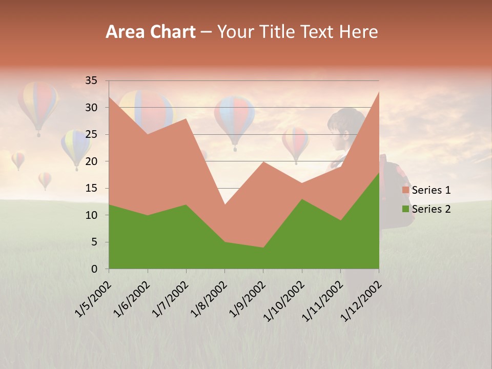 Rucksack Ball Hot PowerPoint Template