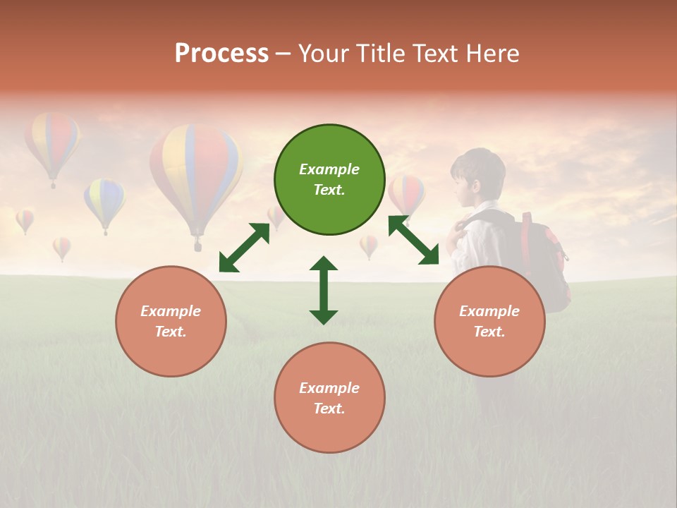 Rucksack Ball Hot PowerPoint Template