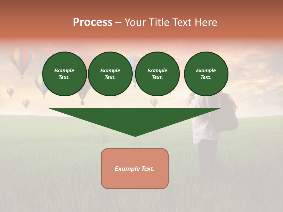 Rucksack Ball Hot PowerPoint Template