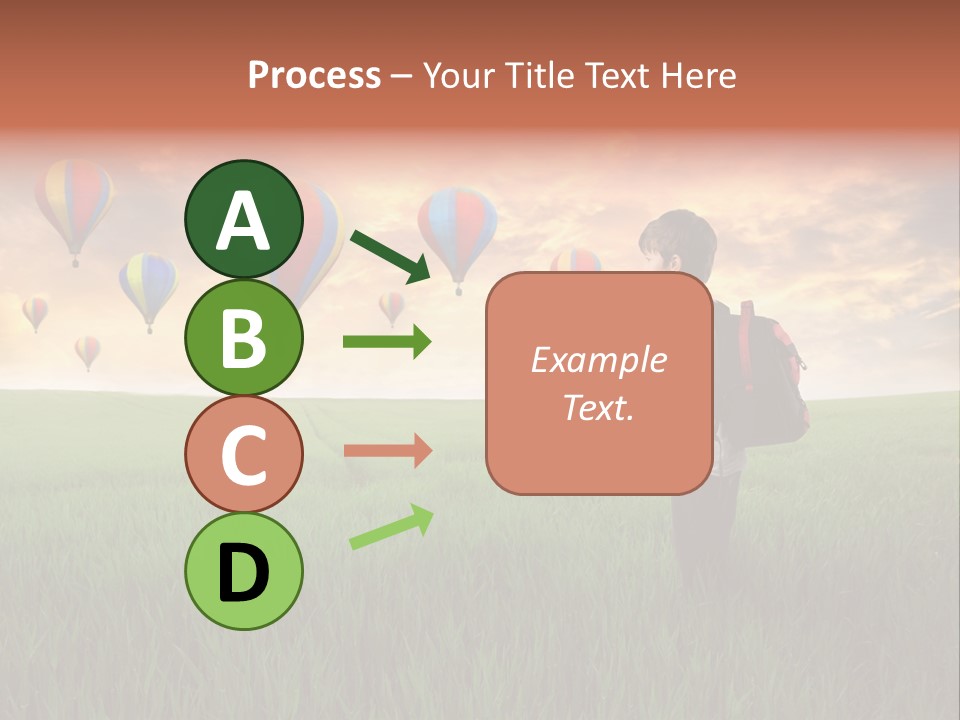 Rucksack Ball Hot PowerPoint Template
