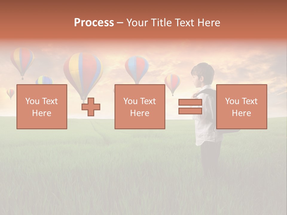 Rucksack Ball Hot PowerPoint Template