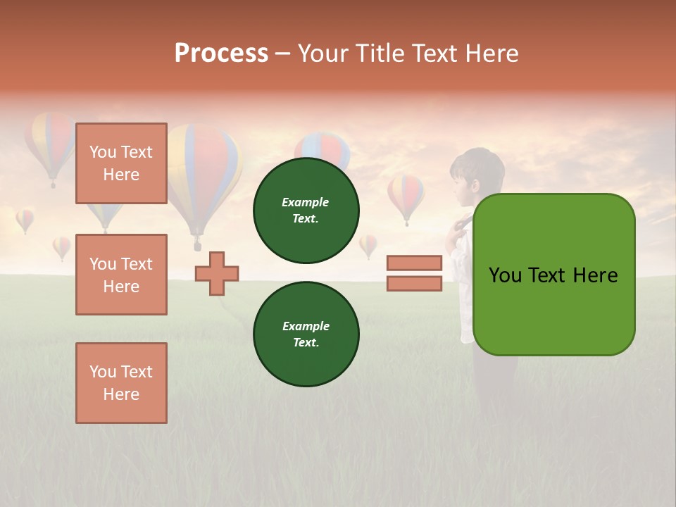 Rucksack Ball Hot PowerPoint Template