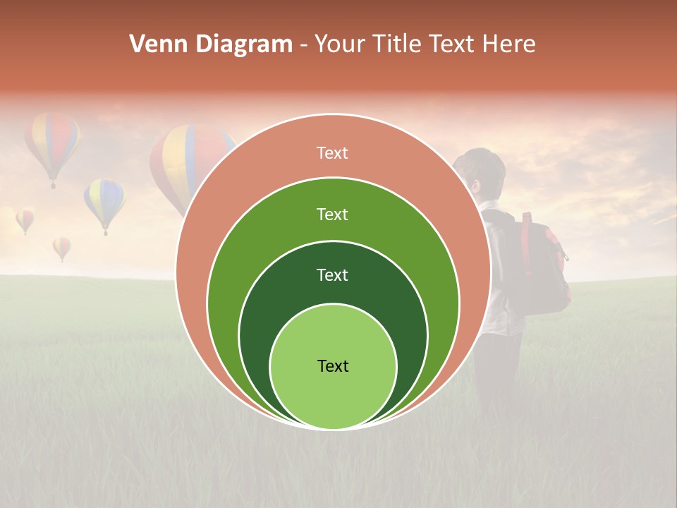 Rucksack Ball Hot PowerPoint Template