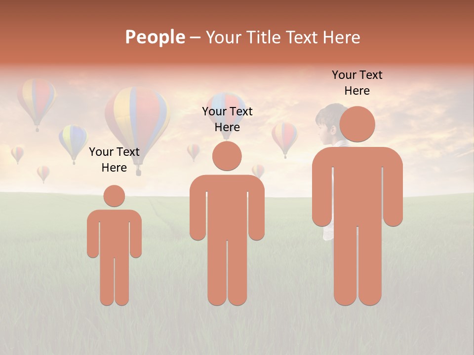 Rucksack Ball Hot PowerPoint Template