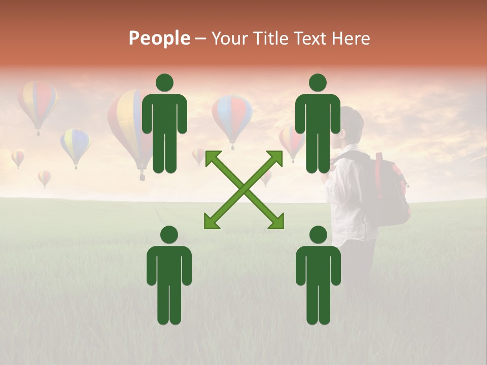 Rucksack Ball Hot PowerPoint Template