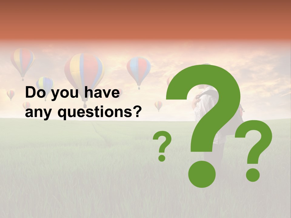 Rucksack Ball Hot PowerPoint Template