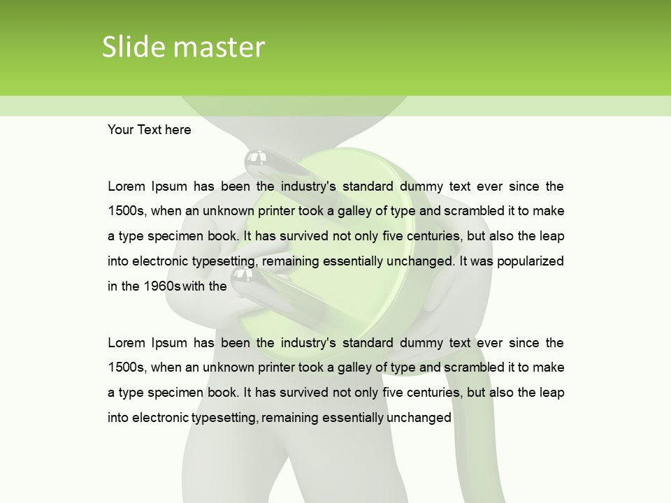 Guy Usage Cute PowerPoint Template