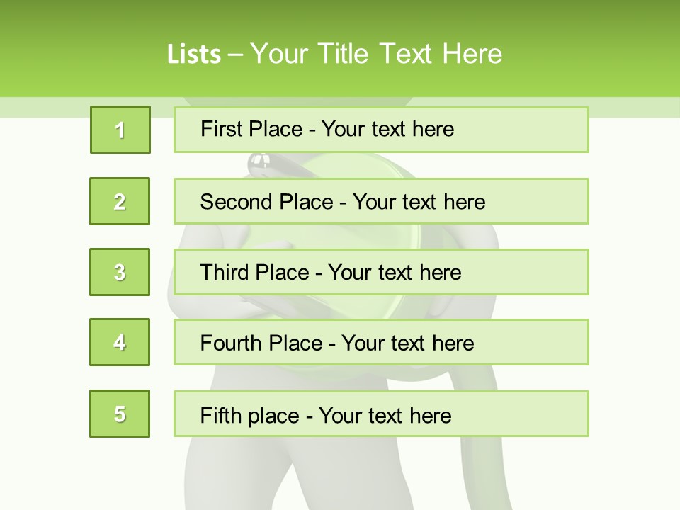 Guy Usage Cute PowerPoint Template
