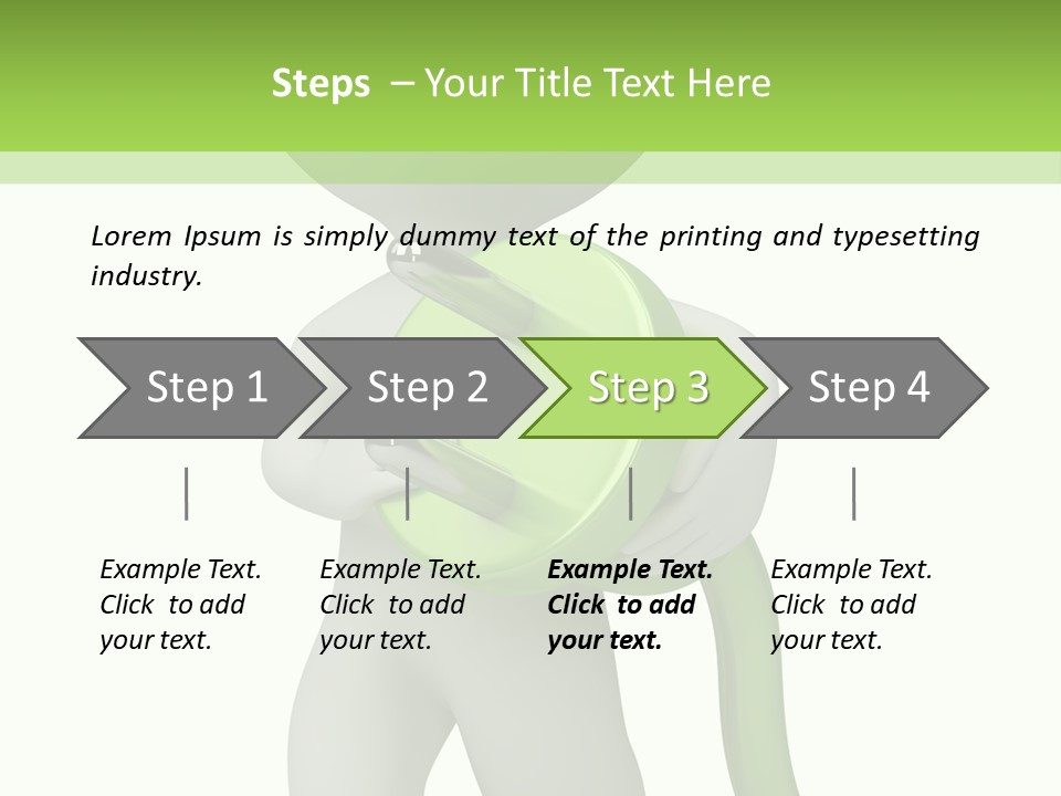 Guy Usage Cute PowerPoint Template
