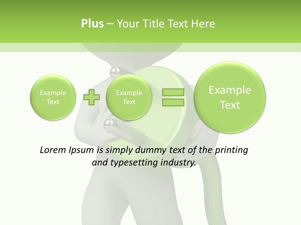 Guy Usage Cute PowerPoint Template