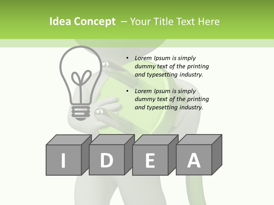 Guy Usage Cute PowerPoint Template