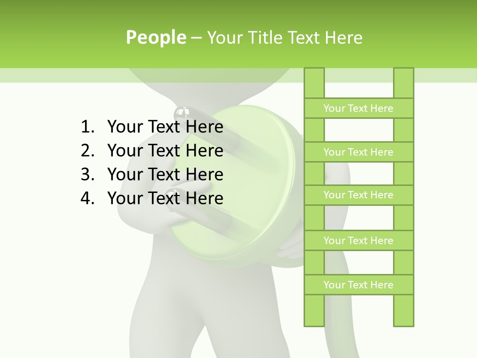 Guy Usage Cute PowerPoint Template