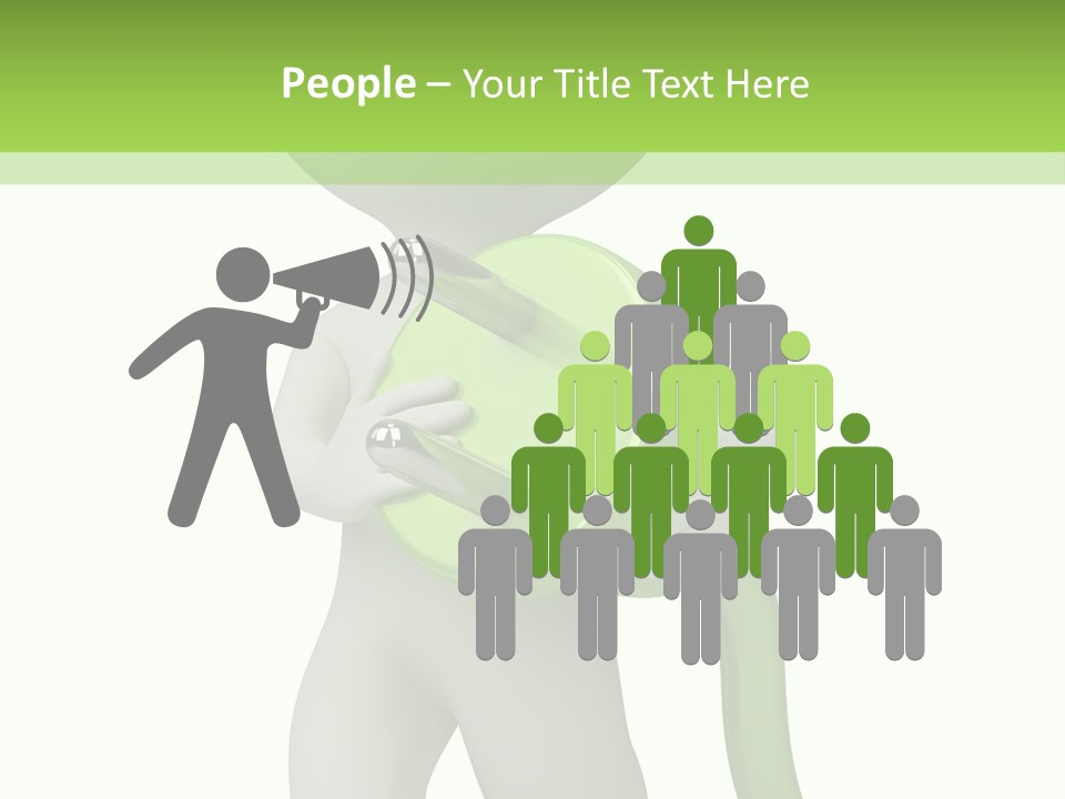 Guy Usage Cute PowerPoint Template