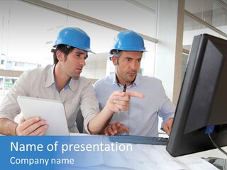 Business Project Computer PowerPoint Template