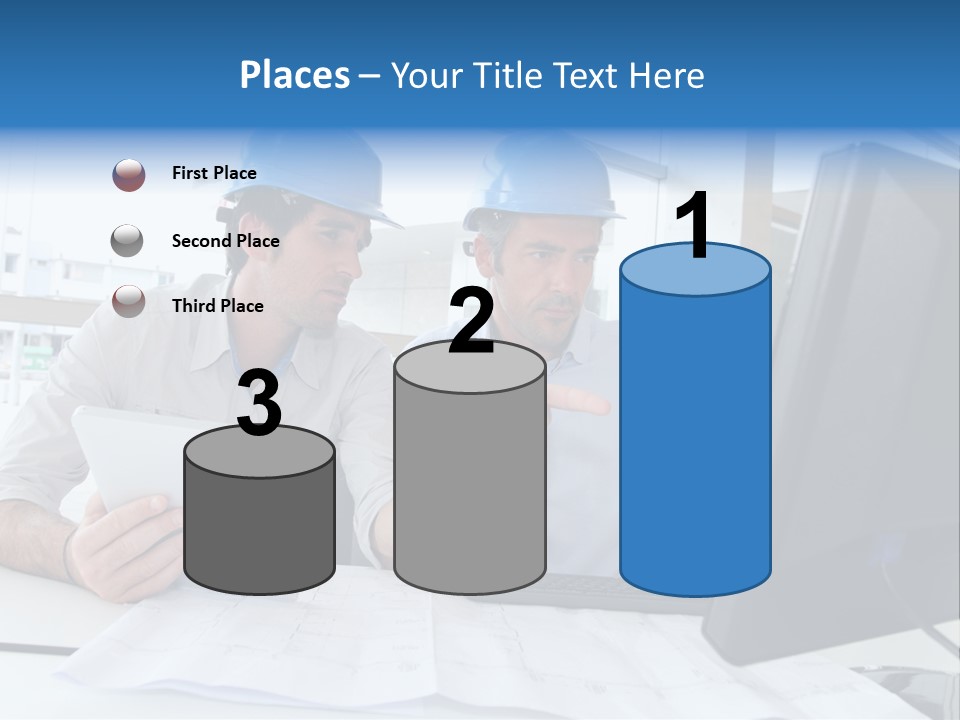 Business Project Computer PowerPoint Template