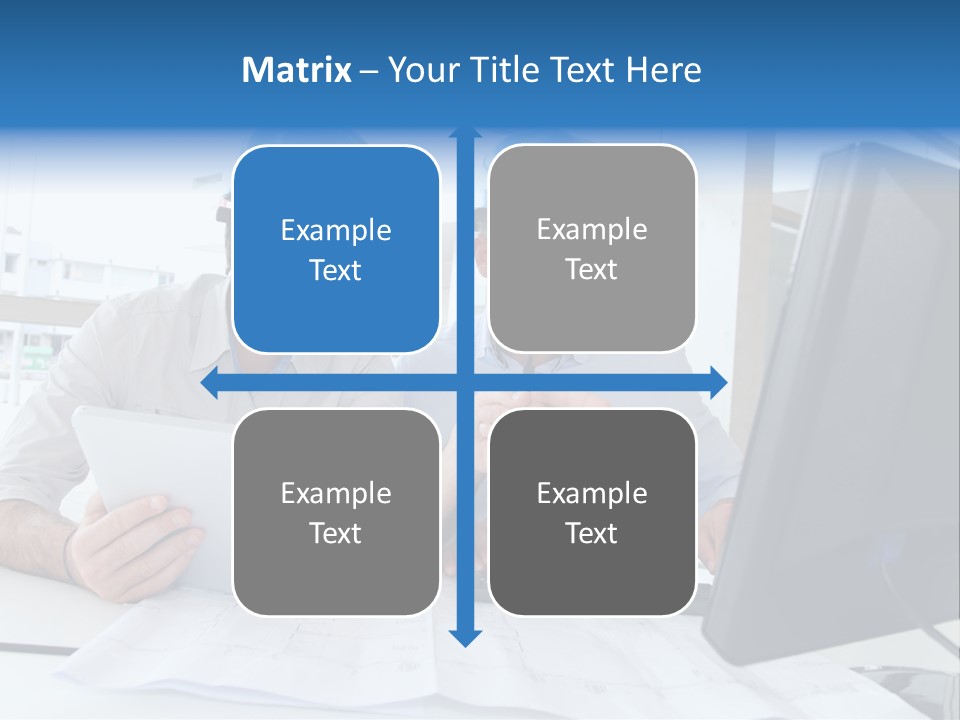 Business Project Computer PowerPoint Template