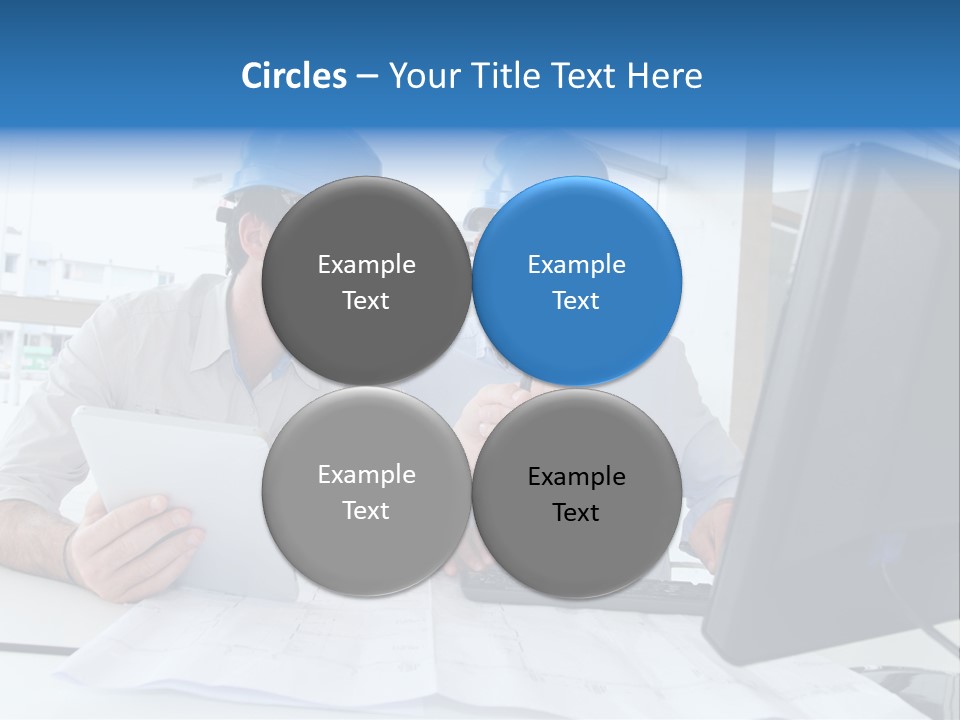 Business Project Computer PowerPoint Template