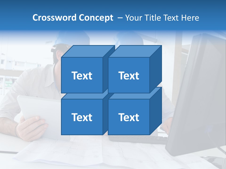 Business Project Computer PowerPoint Template