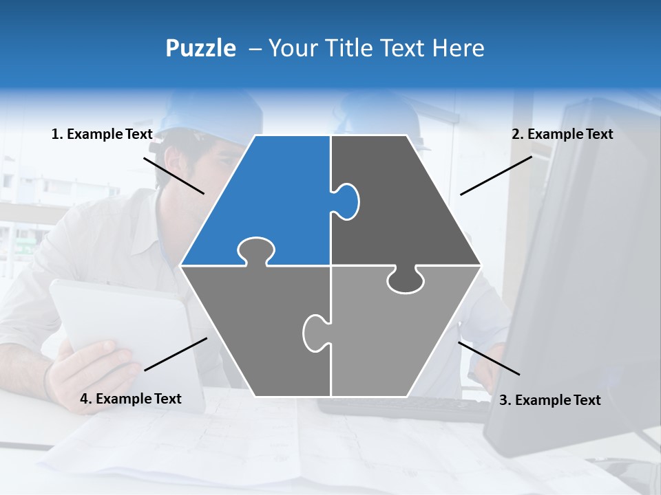 Business Project Computer PowerPoint Template