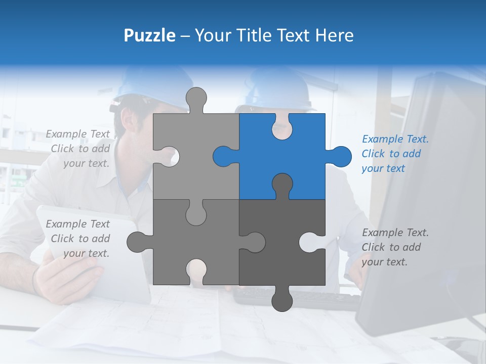Business Project Computer PowerPoint Template