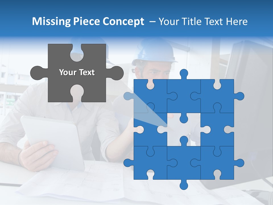 Business Project Computer PowerPoint Template