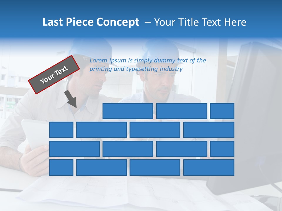 Business Project Computer PowerPoint Template