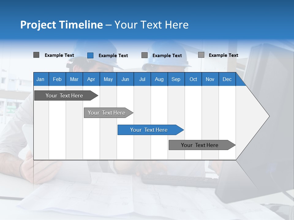 Business Project Computer PowerPoint Template
