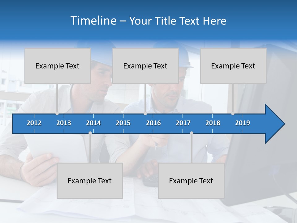 Business Project Computer PowerPoint Template