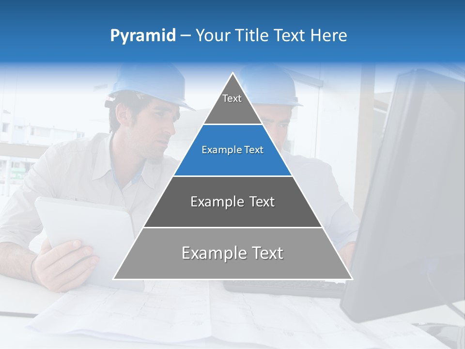 Business Project Computer PowerPoint Template